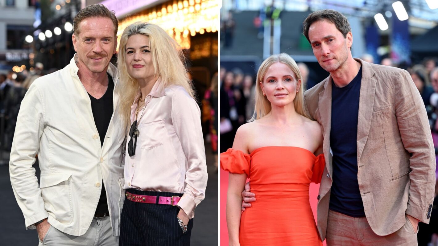 Damian Lewis and Alison Mosshart attend the UK Premiere of 