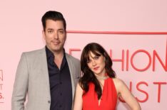 Jonathan Scott and Zooey Deschanel attend the FASHION TRUST U.S. Awards 2024 on April 09, 2024 in Beverly Hills, California.