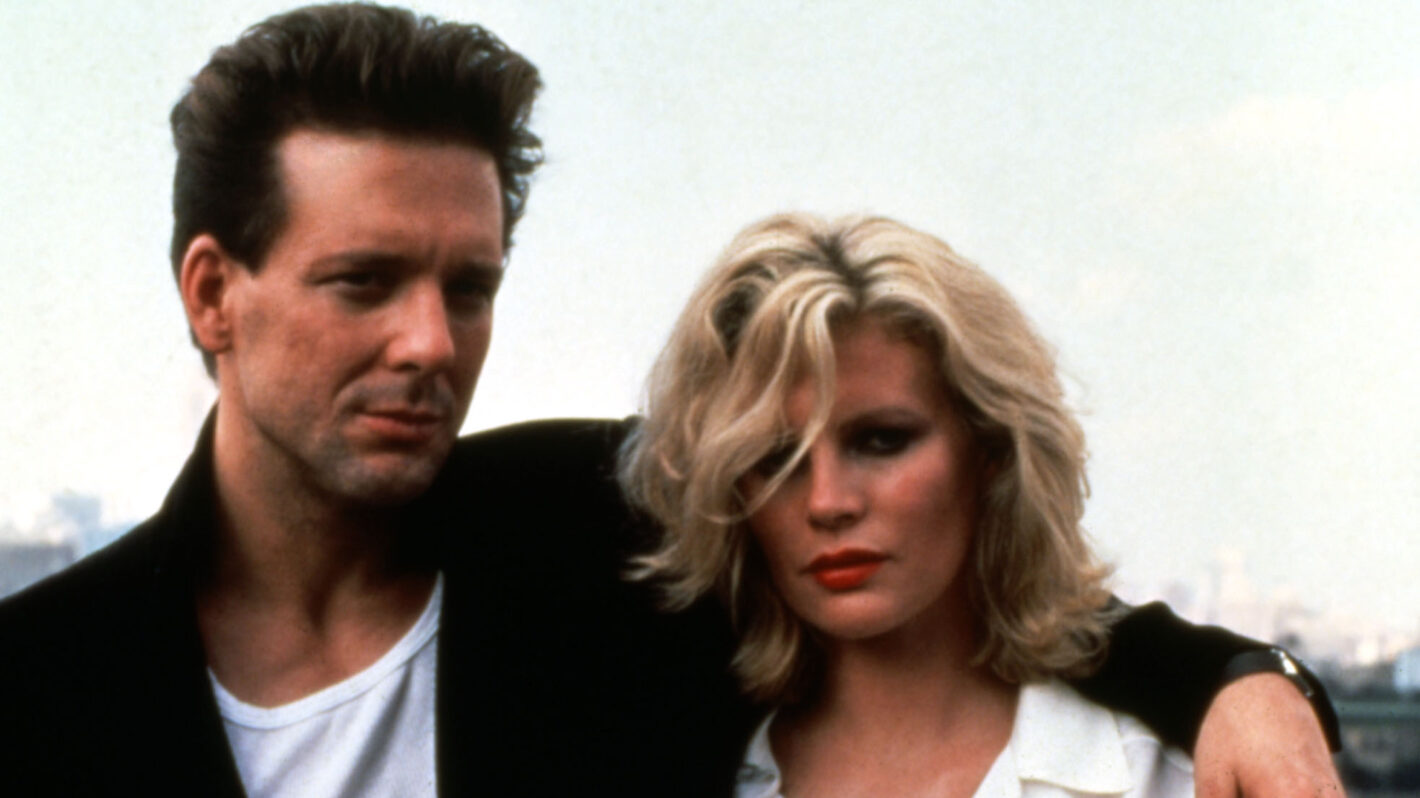 Mickey Rourke and Kim Basinger in 9 1/2 Weeks