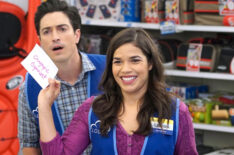 America Ferrera and Ben Feldman in Superstore