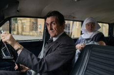Stephen McGann as Dr. Patrick Turner and Rebecca Gethings as Sister Veronica in 'Call the Midwife' Season 14 Episode 3
