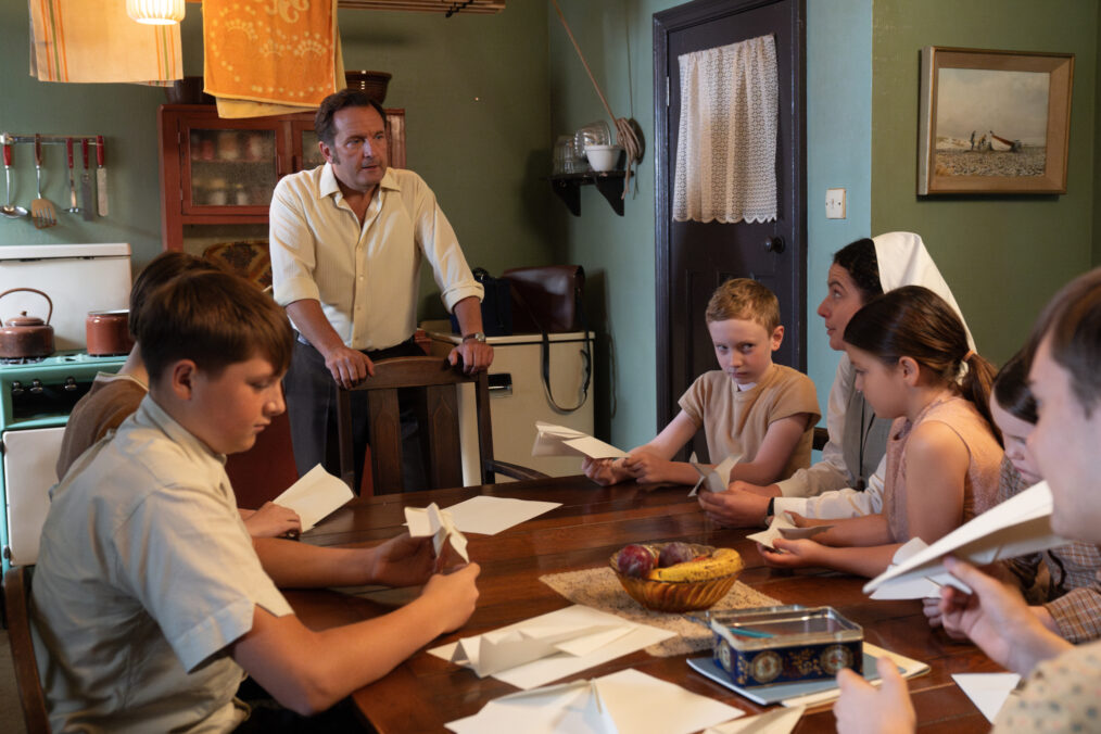 Joel Beckett as Jimmy Wrigley and Molly Vevers as Sister Catherine in ‘Call the Midwife’ Season 14 Episode 4