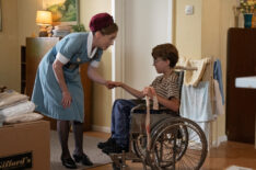 Laura Main as Shelagh Turner and Teddy Berriman as Andrew Trottwood in ‘Call the Midwife’ Season 14 Episode 4