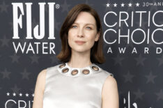 Caitriona Balfe attends the 30th Annual Critics Choice Awards at Barker Hangar on February 07, 2025 in Santa Monica, California.
