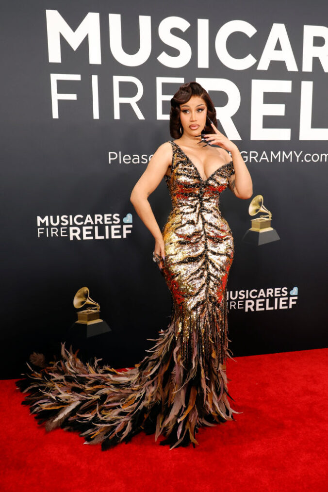 Cardi B attends the 67th Grammy Awards on February 2, 2025 in Los Angeles