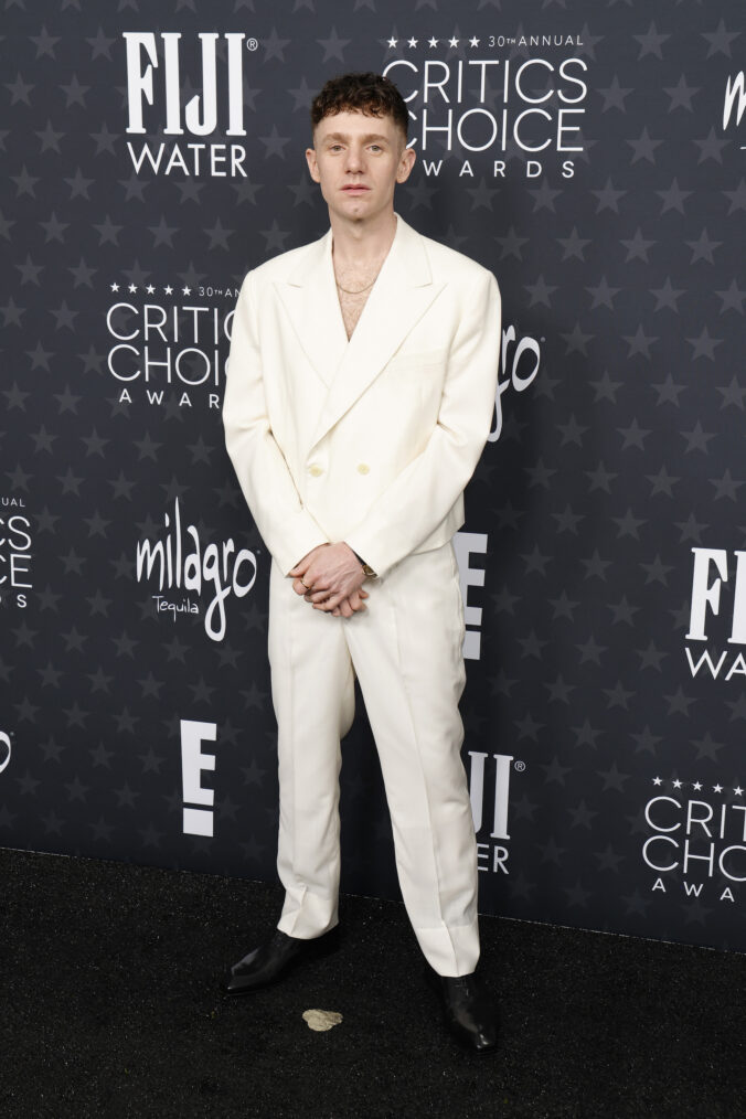 Chris Perfetti attends the 30th Annual Critics Choice Awards at Barker Hangar on February 07, 2025 in Santa Monica, California.