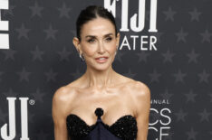 Demi Moore attends the 30th Annual Critics Choice Awards at Barker Hangar on February 07, 2025 in Santa Monica, California.