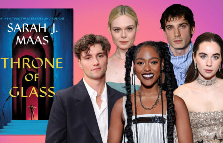 Khobe Clarke, Elle Fanning, Arsema Thomas, Sarah Desjardins, and Guy Remmers for our 'Throne of Glass' dream cast