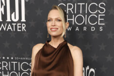 Erin Foster attends the 30th Annual Critics Choice Awards at Barker Hangar on February 07, 2025 in Santa Monica, California.