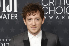 Ethan Slater attends the 30th Annual Critics Choice Awards at Barker Hangar on February 07, 2025 in Santa Monica, California.