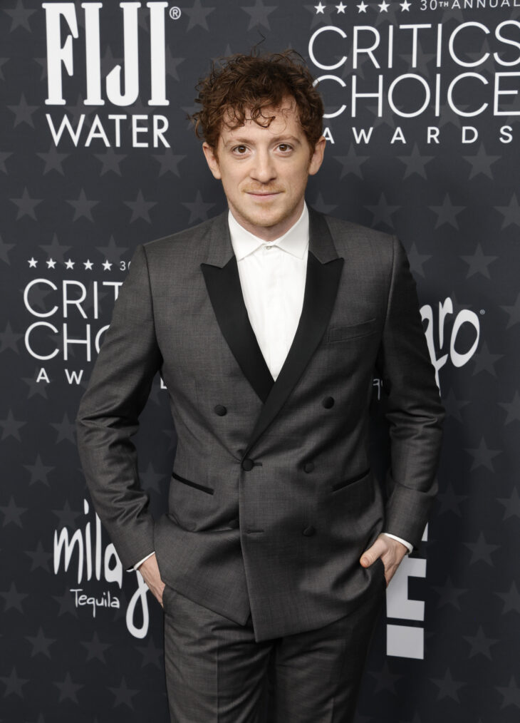 Ethan Slater attends the 30th Annual Critics Choice Awards at Barker Hangar on February 07, 2025 in Santa Monica, California.