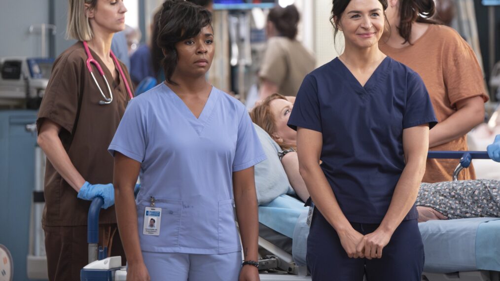 Alexis Floyd and Caterina Scorsone in Grey's Anatomy - 'Hit the Floor'