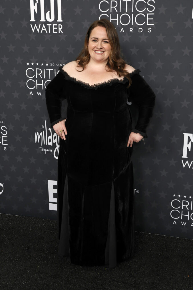 Jessica Gunning attends the 30th Annual Critics Choice Awards at Barker Hangar on February 07, 2025 in Santa Monica, California.
