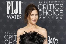 Kathryn Hahn attends the 30th Annual Critics Choice Awards at Barker Hangar on February 07, 2025 in Santa Monica, California.