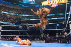 Nia Jax and Tiffany Stratton