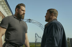 Olivier Richters (Paulie), Alan Ritchson (Jack Reacher) in Reacher - Season 3