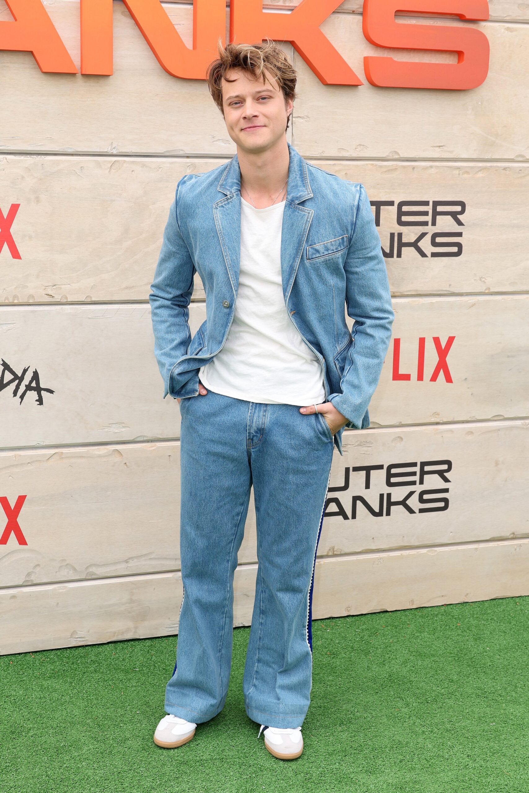 Rudy Pankow attends Netflix's POGUELANDIA Celebrating 