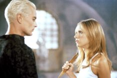 James Marsters and Sarah Michelle Gellar in Buffy the Vampire Slayer - 'Out of My Mind'