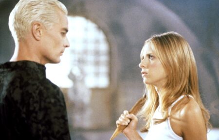 James Marsters and Sarah Michelle Gellar in Buffy the Vampire Slayer - 'Out of My Mind'