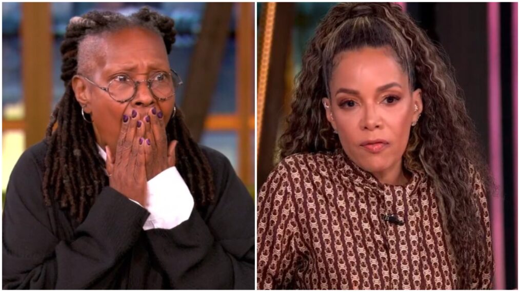 Whoopi Goldberg and Sunny Hostin on The View