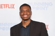 Uche Agada attends the premiere of Netflix's 'Running Point' at The Egyptian Theatre Hollywood on February 13, 2025 in Los Angeles