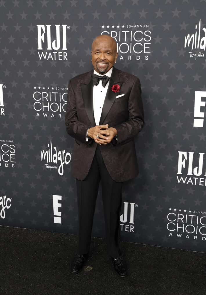William Stanford Davis attends the 30th Annual Critics Choice Awards at Barker Hangar on February 07, 2025 in Santa Monica, California.