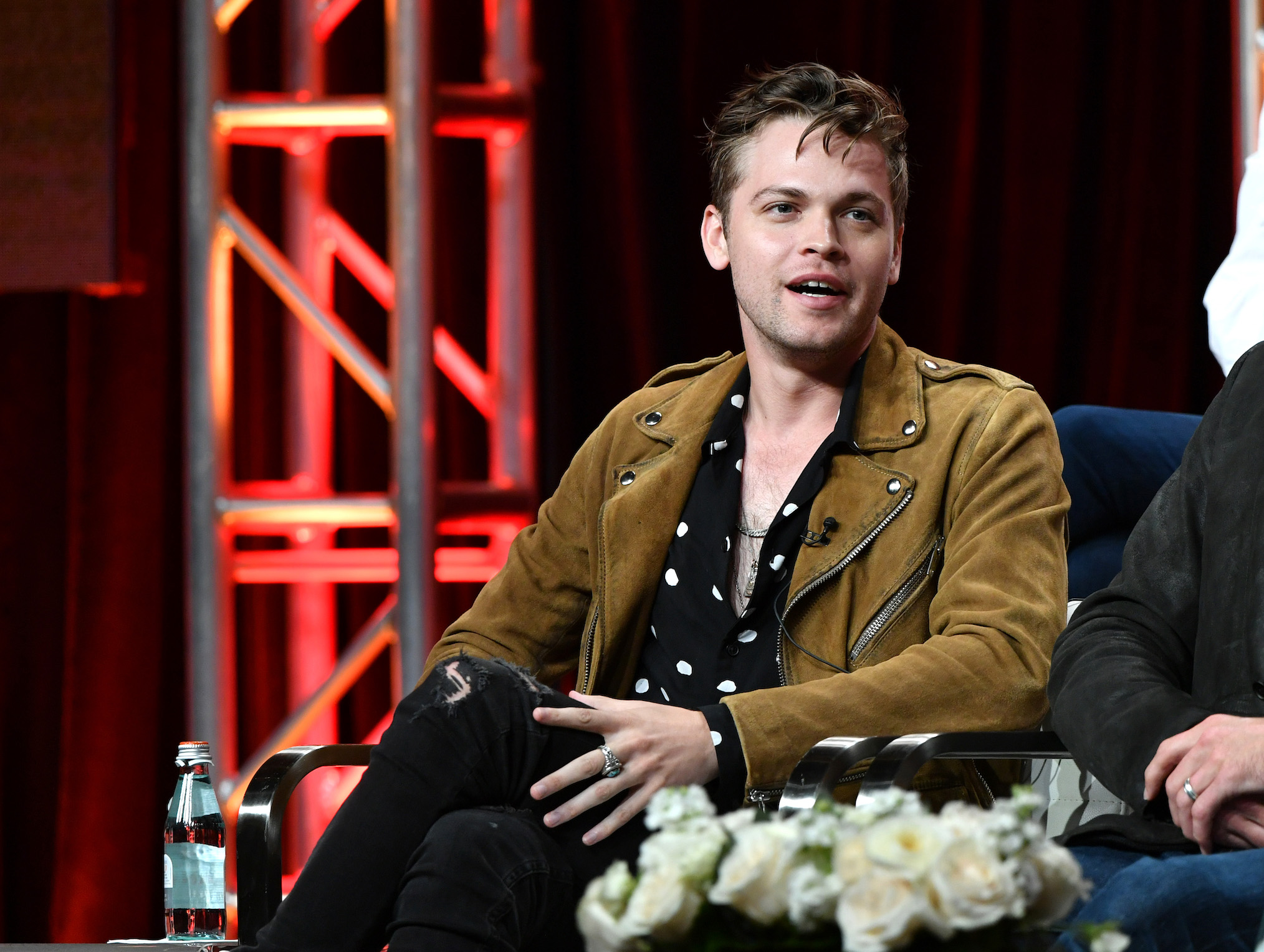 Alexander Calvert attends 2019 Summer TCA Press Tour - Day 13 at The Beverly Hilton Hotel on August 04, 2019 in Beverly Hills, California.