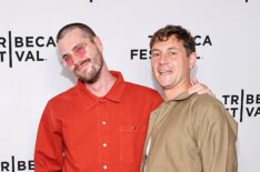 Jeffery Self and Augustus Prew attend 'The Horror Of Dolores Roach' Premiere during the 2023 Tribeca Festival at SVA Theatre on June 15, 2023 in New York City.
