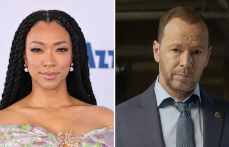 Sonequa Martin-Green, Donnie Wahlberg in Blue Bloods
