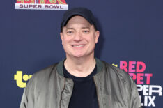 Brendan Fraser attends the Tubi Red Carpet during the Super Bowl LIX