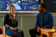 Renée Zellweger as Bridget Jones, Chiwetel Ejiofor as Mr. Walliker in 'Bridget Jones: Mad About the Boy'