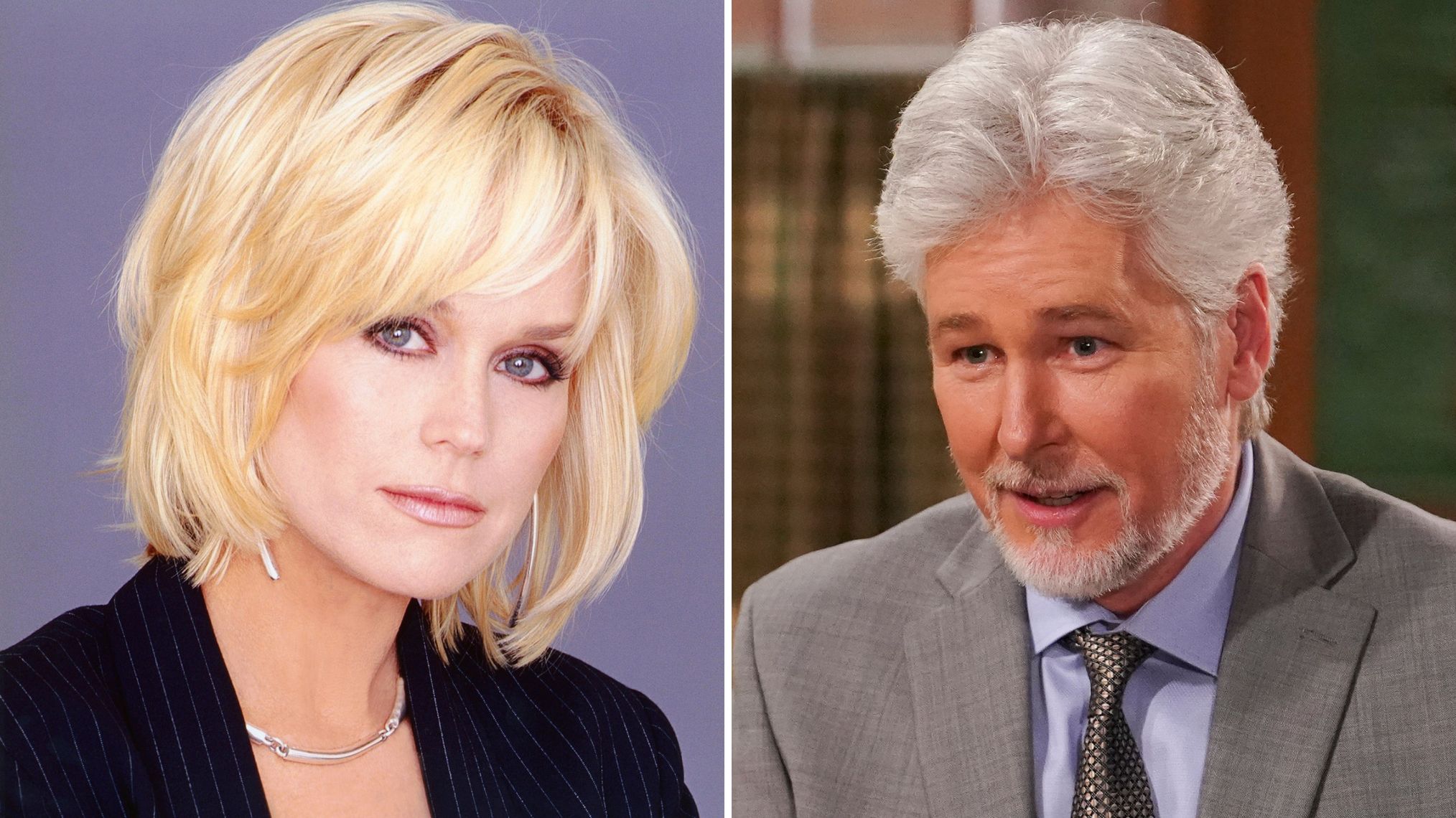 Catherine Hickland and Michael E. Knight on 'General Hospital'