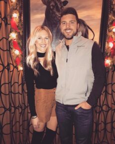 Blake Bell with wife Lyndsay Bell
