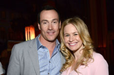 Chris Klein and Laina Rose Thyfault attend the after party of Screen Media Films' premiere of 'Authors Anonymous' at on April 9, 2014 in Westwood, California.