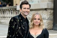 David Tennant and Georgia Tennant attend The Olivier Awards 2024 at The Royal Albert Hall on April 14, 2024 in London, England.