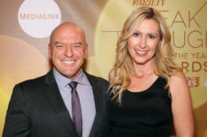 Honoree Dean Norris and Bridget Norris attend the Variety Breakthrough of the Year Awards during the 2014 International CES at The Las Vegas Hotel & Casino on January 9, 2014 in Las Vegas