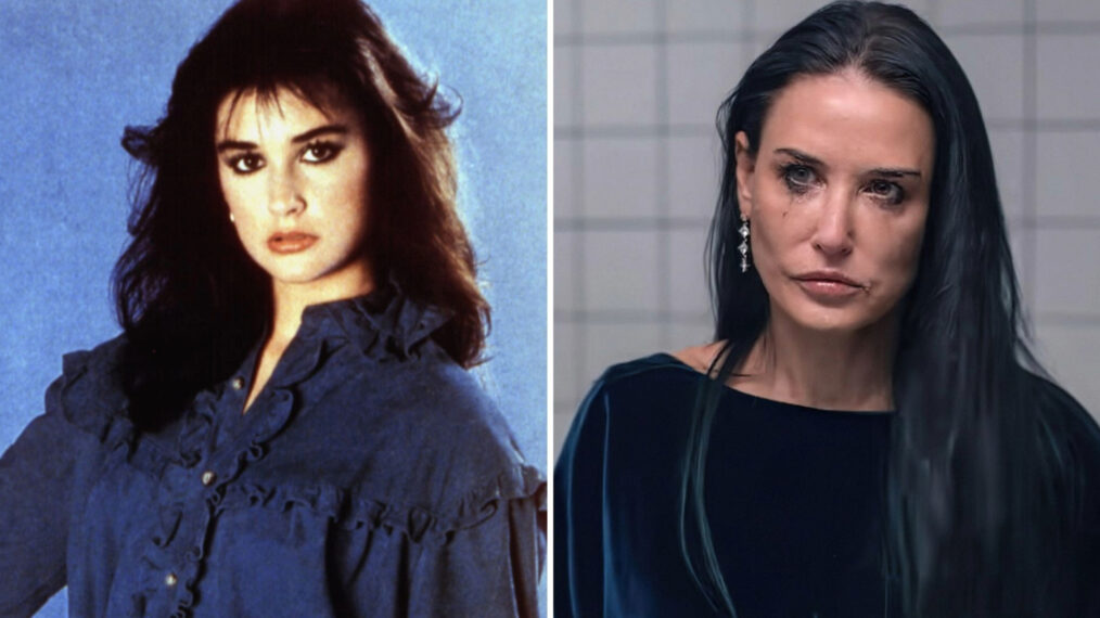 Demi Moore in one of her first roles in 