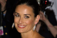 Actress Demi Moore attends The Costume Institute Gala to celebrate the clothes of Jacqueline Kennedy
