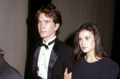 Timothy Hutton and actress Demi Moore attend the Sixth Annual Carousel Ball