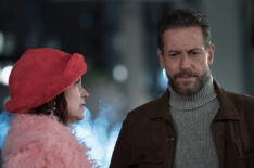 Carrie Preston as Elsbeth Tascioni and Ioan Gruffudd in 'Elsbeth' Season 2 Episode 11