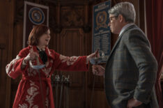 Carrie Preston and Matthew Broderick in 'Elsbeth' Season 2 Episode 12, 'Foiled Again'