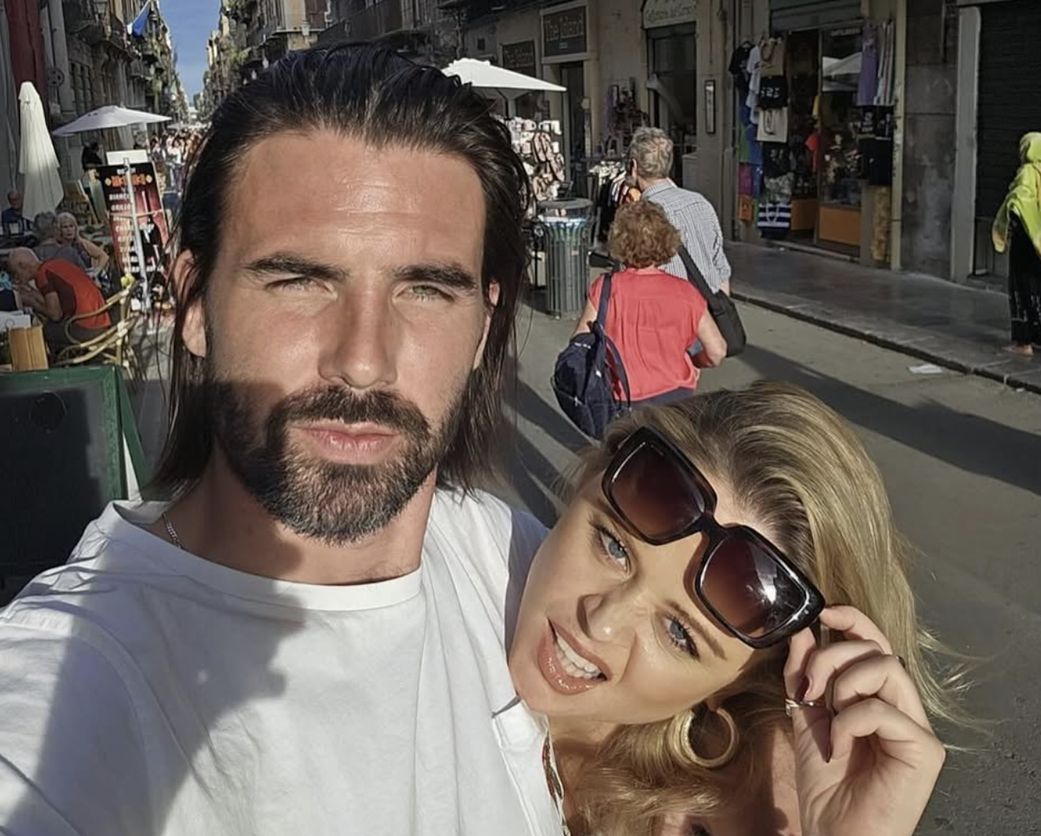 Emily Atack and Alistair Garner