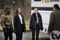 Edwin Hodge as Ray, Roxy Sternberg as Barnes, and Shantel VanSanten as Nina — 'FBI: Most Wanted' Season 6 Episode 14 '100%'