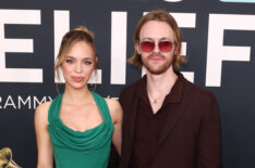 Claudia Sulewski and Finneas O'Connell attend the 67th Annual Grammy Awards