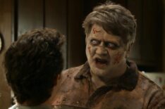 Lance Barber as zombie George Sr. in 'Georgie & Mandy's First Marriage'