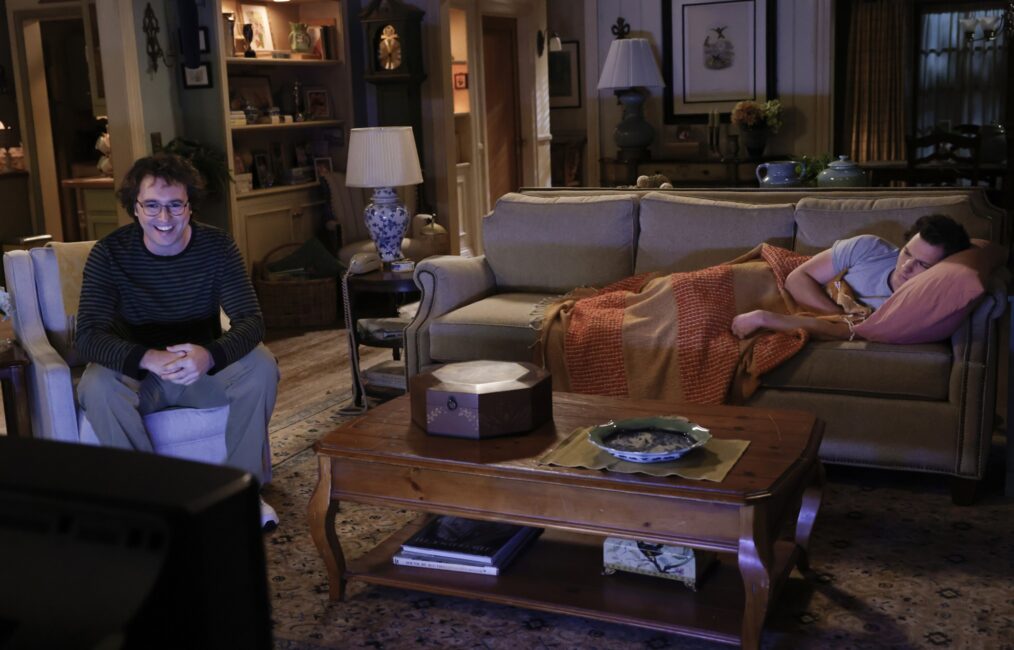 Dougie Baldwin and Montana Jordan in 'Georgie & Mandy's First Marriage'