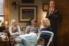 Emily Osment, Montana Jordan, Rachel Bay Jones, and Matt Hobby in 'Georgie & Mandy's First Marriage' - 'A House Divided'