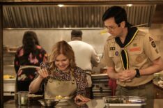 Rose McIver and Richie Moriarty in 'Ghosts' Season 4