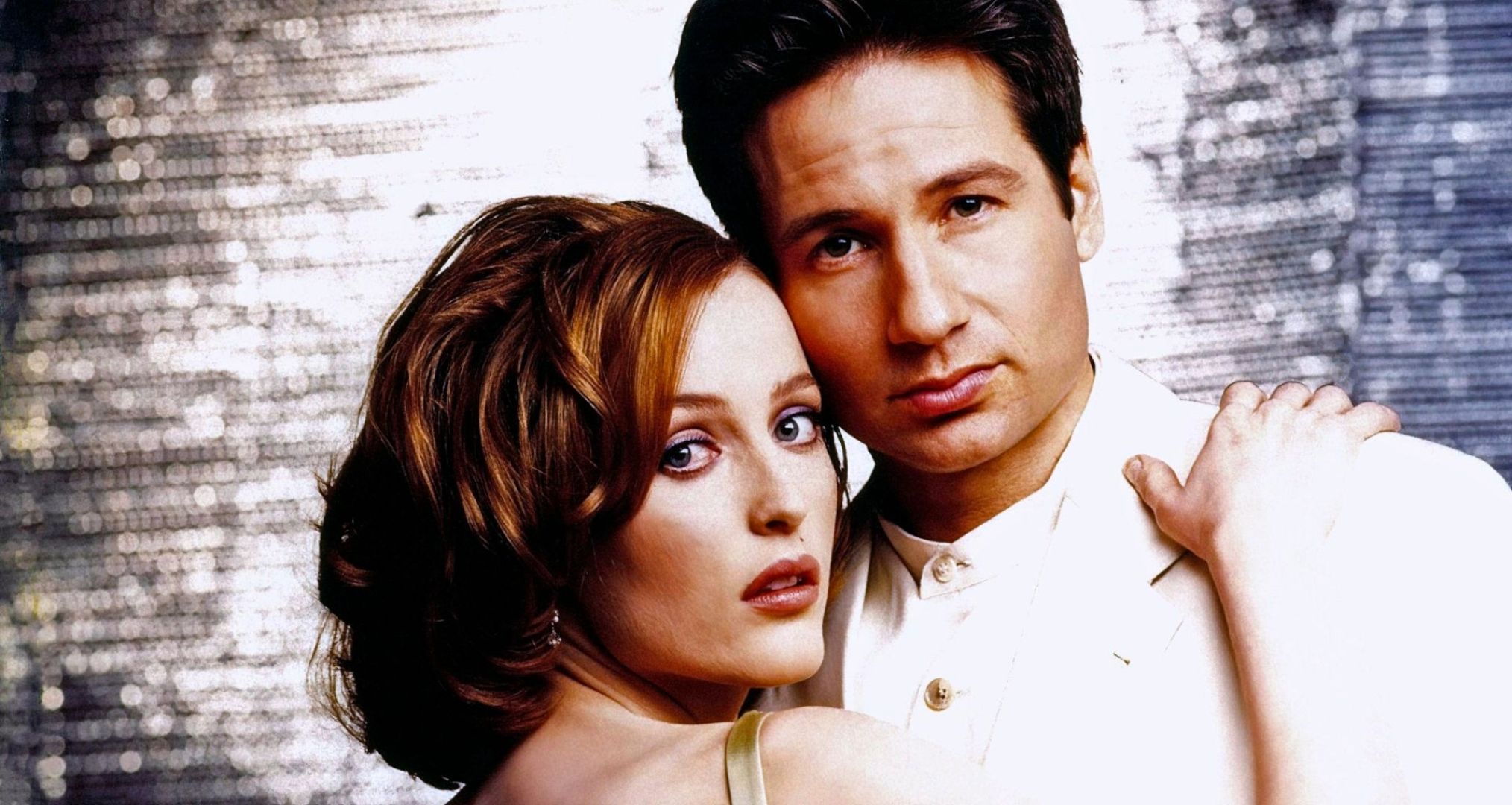 Gillian Anderson and David Duchovny in 