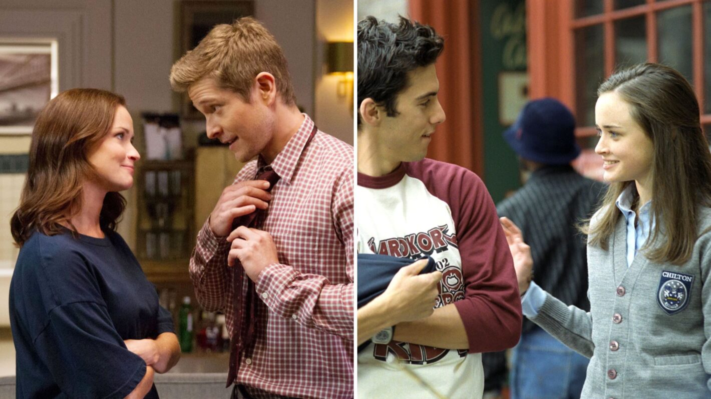 Matt Czuchry and Alexis Bledel in 'Gilmore Girls: A Year in the Life'; Milo Ventimiglia and Alexis Bledel in 'Gilmore Girls'